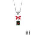 thumbnail image 2 of Delight Jewelry Silvertone Red Ladybug in Shadow Box Red Bow Heart Necklace, 2 of 4