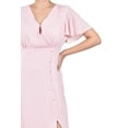thumbnail image 4 of Vestido largo con abertura Roman Fashion /Juvenil, 2010 (Palo de rosa) rosa CH, 4 of 5