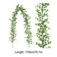thumbnail image 3 of 5.84ft Artificial Vine Plant Pendant 10 Fork Pines Needle Vines Simulation Of Green Vines Christmas Fake Hanging Greenery Plant for Indoor Outdoor Wedding Thanksgiving Home Fireplace Decor, 3 of 5