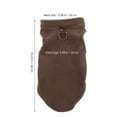 thumbnail image 2 of Hytrove Dog Winter Coat Marrón De Para Y Protección En Fríos, 2 of 6