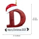 thumbnail image 3 of Adornos navideños, 26 letras, adornos colgantes para árbol de Navidad, adornos navideños personalizados, adornos navideños DIY, decoración navideña, decoración colgante para árbol de Navidad, artículo, 3 of 6