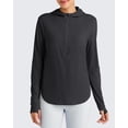 thumbnail image 2 of Sudadera con capucha de manga larga Shirt G4Free SPF 50+ para mujer, color negro, 2 of 6