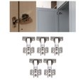thumbnail image 4 of Cabinet Hinges, Reduce Noise 5Pcs Hydraulic Buffer Hinge  For Bookcases For Wardrobes  For Wine cabinets  Type A, 4 of 8