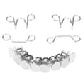 thumbnail image 3 of Pants Button Pins, Adjustable Waist Buckle Hook Button Set Seam Free  For Sewing For Skirts Collars Silver, 3 of 8