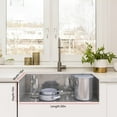 thumbnail image 2 of 2025 New Kitchen Sink for Single Bowl, Undermount Kitchen Sink Stainless Steel Sink Kitchen Sinks, with Basket Strainer, Drying Rack, Stainless Steel Drain Basin Bowl, 2 of 6