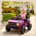 thumbnail image 3 of iYofe Ford Ford Bronco Raptor Electric Ride on Cars for Kids, 12V Powered Ride on Toys Truck with Remote Control, 4 Wheels, Spring Suspension, Pink, 3 of 8