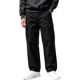 thumbnail image 6 of DYTTDG Men’s Drawstring Cargo Pants, Elastic Waist Full Length Straight Leg Trousers with Multi Pockets, Solid Color Casual Wear for Daily Walking & Outdoor, 6 of 8