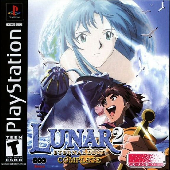 Restored Lunar 2: Eternal Blue Complete (Sony PlayStation 1, 2000) RPG Game (Refurbished)