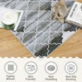 thumbnail image 4 of GlowSol 4x6 Area Rug Modern Moroccan Rug Non-Slip Stain Resistant Geometric Accent Rug Indoor Floor Carpet for Bedroom Playroom, Gray, 4 of 6
