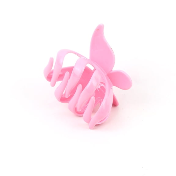 6 PC Pieces Butterfly Jaw Claw Clip in Light Pink Color: Clips Girl Brand for Women & Girls