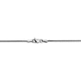 thumbnail image 4 of 10K White Gold 1.25mm Solid Polished Spiga Chain 20 Inch, 4 of 5