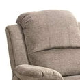 thumbnail image 2 of 39 Inch Fabric Power Recliner with USB Port Brown - Saltoro Sherpi, 2 of 5
