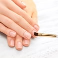 thumbnail image 2 of 1 Pc Pinceles de Pintura de Uñas de Boca Ancha Grande para DIY en Casa, Tono Dorado, Claro y Blanco, 1 Pc, 2 of 6