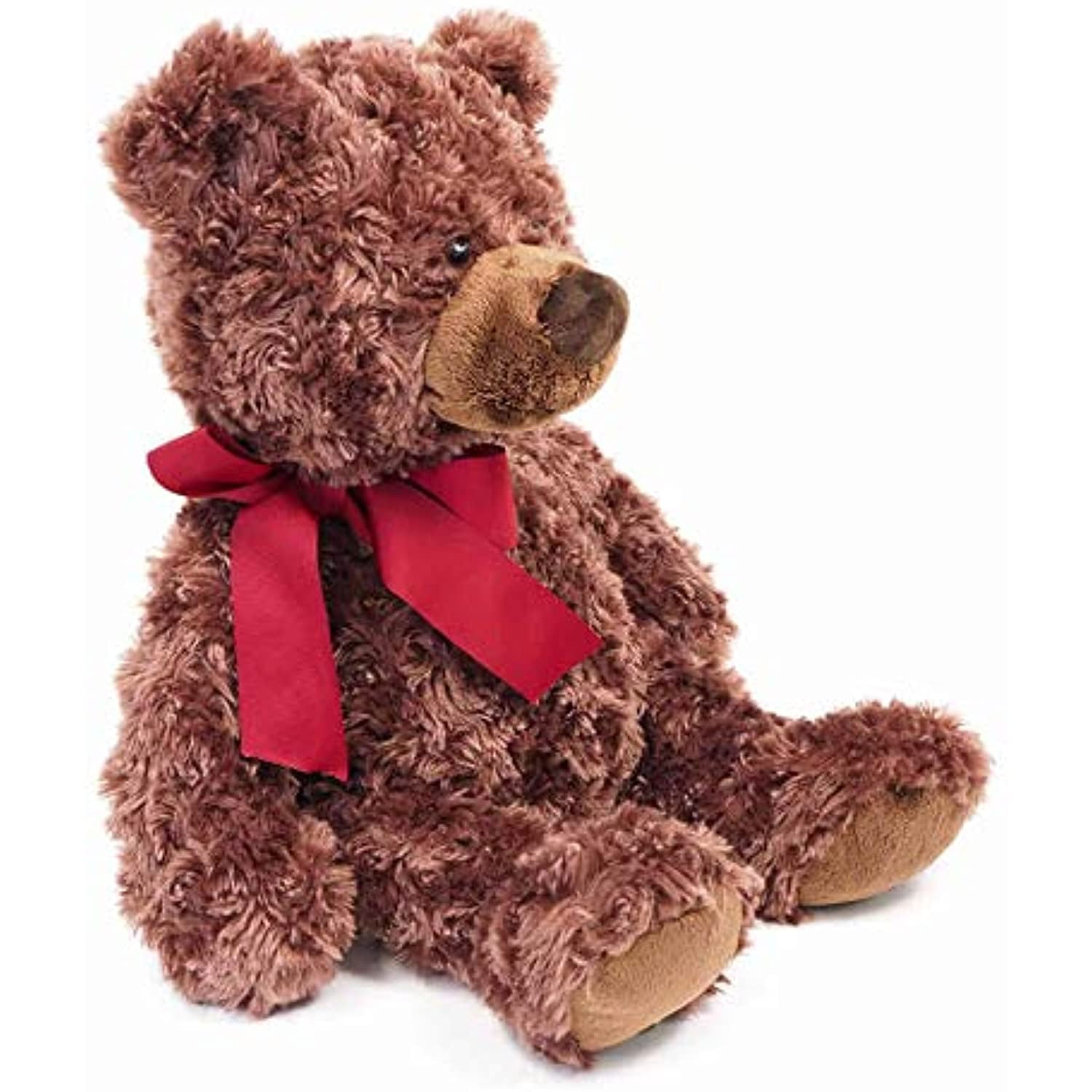18" GUND Valentine's Day Hart Teddy Bear Stuffed Animal Chocolate Brown 