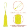 thumbnail image 3 of Unique Bargains 30Pack 5' Silky Bookmark Tassels with Loop for DIY Craft Accessory, Light Yellow, 3 of 6