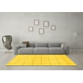 thumbnail image 3 of Ahgly Company Indoor Rectangle Solid Yellow Modern Area Rugs, 8' x 12', 3 of 4