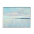 thumbnail image 5 of Stupell Industries Atmospheric Cloudy Ocean Scenery Lone Sailboat Floating Painting White Framed Art Print Wall Art, Design by Katie Swatland, 5 of 5