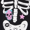 thumbnail image 4 of Gubotare Toddler Boys Kids Halloween Pajamas Glow-in-The-Dark Pjs Set Black for Size 5-6 Years, 4 of 8