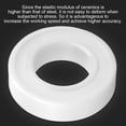 thumbnail image 3 of LAFGUR Full Ceramic Bearing, Diamagnetic Electrically Insulating ZrO2 Bearing, White For Precision Instruments Demagnetization Device, 3 of 7