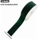 thumbnail image 2 of 2 rollos de cinta de terciopelo verde oscuro de 13,12 yardas y 1,5 pulgadas de ancho, adornos de tela suave, cintas vintage de una sola cara, rollos con carrete, 2 of 9