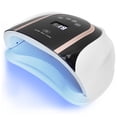 thumbnail image 3 of Lámpara LED para uñas T4 de 160 W y 54 piezas, para dos manos, para curar gel de uñas, secador de esmalte de uñas, enchufe estadounidense de 110 a 240 V, 3 of 15