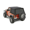 Bestop Trektop NX Glide Soft Top 07-17 Jeep Wrangler JK 2 Door Black Diamond