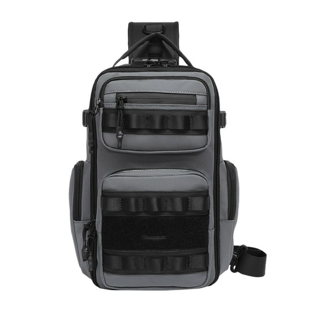 asddcavvf Chest Bag for Men High End Feel Border Multifunctional Men's Bag Crossbody Bag High End Feel Organizer Bag Travel Organizer Leather Compression Bags for Storage