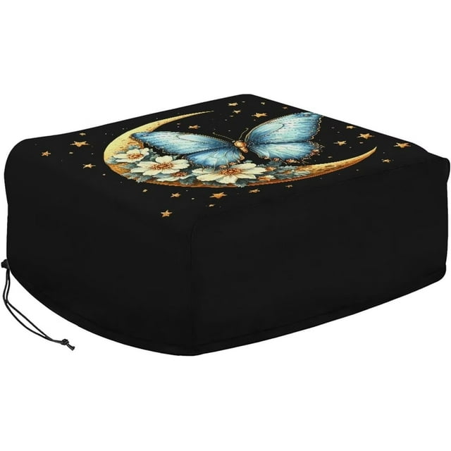 Butterfly Moon RV Air Conditioner Cover,Eagle Polyester Material Camper Travel Trailer AC Roof Cover for RV Conditioners, Dustproof RV A/C Cover