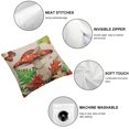 thumbnail image 4 of JRXY 2 Pcs Mushroom Pillow Case  Decorative Square Couch Pillow Cover Cute  Throw Pillowcase for Sofa Living Room Bed Decoration White, 4 of 6