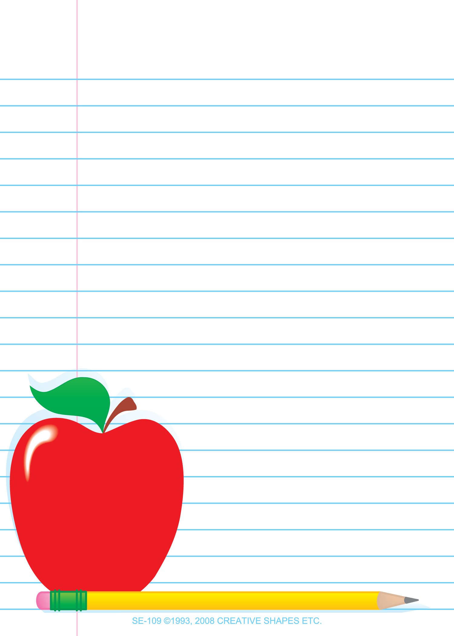 Large Notepad Notepaper / Lined