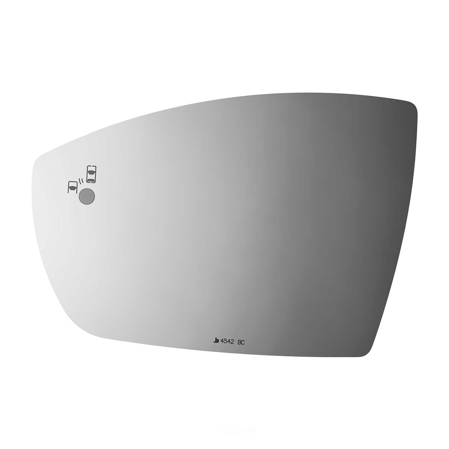 Burco Side View Mirror Replacement Glass - Clear Glass - 4542BC