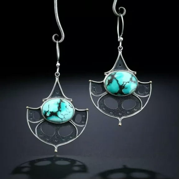 K-KED 925 Silver Women Ear Hook Cubic Zirconia Dangle Drop Earrings Wedding Jewelry-#2