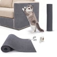 thumbnail image 2 of Cat Scratching Board Large Wall Mounted 100x40cm Polyester Tough No-Debris & Self-Adhesive Climbing for Indoor Cats Scratching Stretching Furniture Protection Cat Toy by MPOISVA, 2 of 7