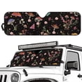 thumbnail image 2 of Yuyamidu Mushroom Windshield Sunshade Compatible with Wrangler JL & Gladiator JT Butterfly Sun Visor Windshield Blocks UV Rays, 2 of 7