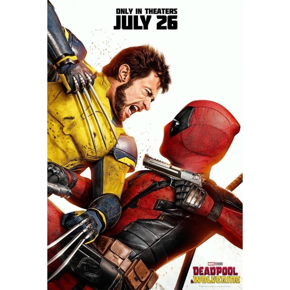Deadpool & Wolverine Movie Poster Glossy Quality Paper No Frame Photo Art Print Size 22x28 #1