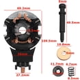 thumbnail image 2 of High-Quality Starter Motor Brush Repair Fits for with SPRING And GASKET, 2 of 7