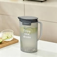 thumbnail image 1 of EGNMCR Kitchen Gadgets, Kitchen Accessories Matte Plastic 2L Summer Water Pitcher Large-Capacity Airtight Juices And Beverage Bottle Home Refrigerator Side-Door Water Bottle Plastic Cold water bottle, 1 of 6