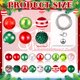 thumbnail image 3 of Cuentas de Chicle Navideñas Realspring 20 mm 100 pcs para Manualidades, 3 of 6
