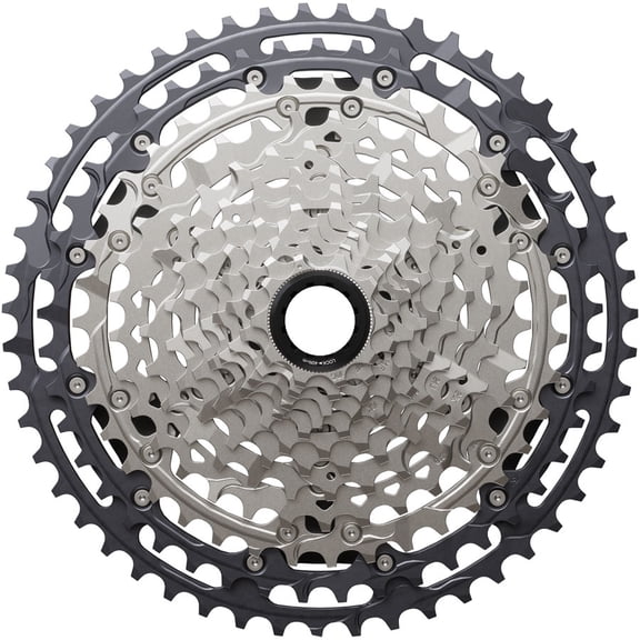 Shimano Deore XT CS-M8200-12 Cassette - 12-Speed, 10-51t, Hyperglide , Micro Spline, Gray/Silver