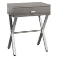 thumbnail image 1 of Mesa de Noche Monarch Specialties 56x30x46 cm Taupe Oscuro, 1 of 7