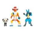 thumbnail image 1 of Pokemon Battle Figure 3 Pack - Features 2-Inch Pancham and Lucario and 3-Inch Infernape Battle Figures, 1 of 5