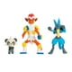 thumbnail image 1 of Set de figuras Pokémon Battle Pancham, Lucario e Infernape, 1 of 4