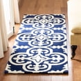 thumbnail image 3 of SAFAVIEH Chatham CHT729C Handmade Dark Blue / Ivory Rug, 3 of 10
