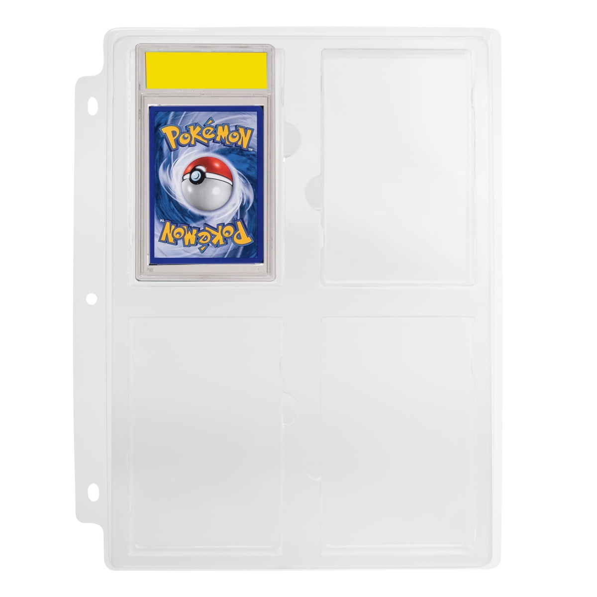 5 Pack Collectible Cards Storage Tray Holder for PRO Card Sleeves, Graded Sports Cards Slabs, for 3 Ring Binder, Graded by PSA Simply Genius 