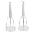 thumbnail image 4 of NIAIZEK Heavy Duty Stainless Steel Potato Masher Set, 2 Pieces Kitchen Tool for Mashing Vegetables, 4 of 8