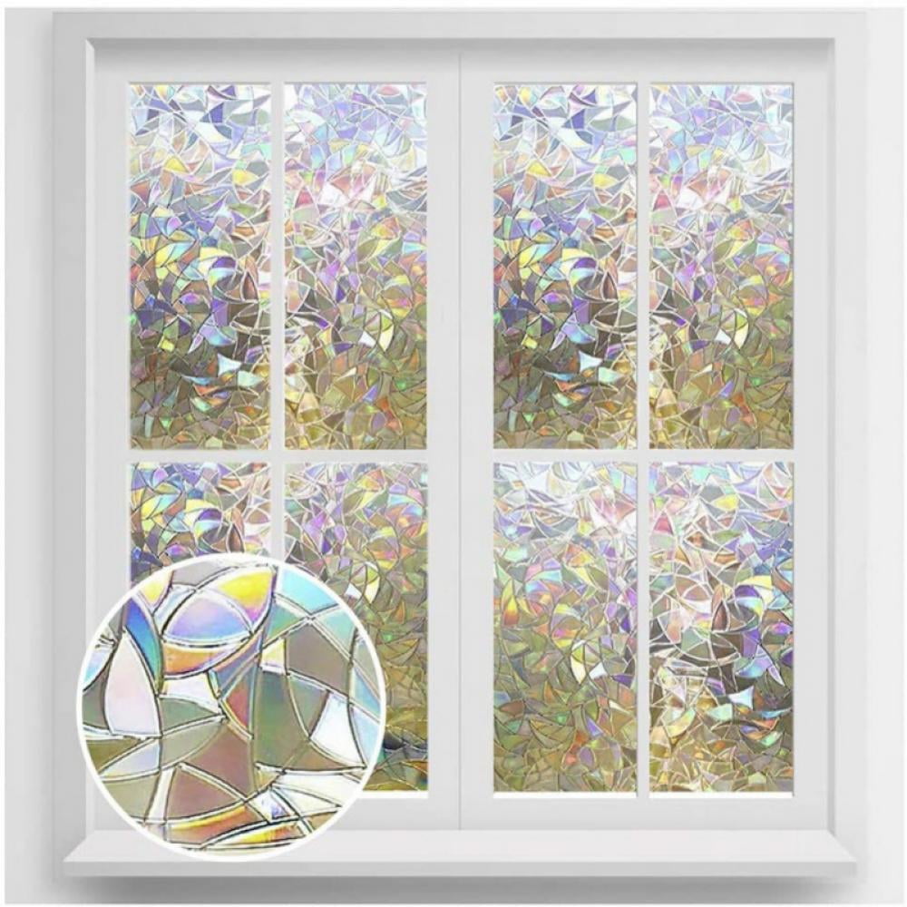 45x200cm Window Film Privacy Adhesive Film Window Bathroom Milk Glass Foil DE 