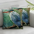 thumbnail image 3 of Bird Pillow Sham, Low Poly Style Geometric Illustration of Kingfisher Bird Sitting on a Branch in Forest, Decorative Standard Size Printed Pillowcase,Multicolor, 3 of 7