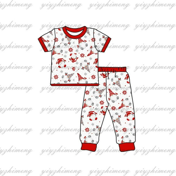 Pyjama En Soie Enfant,Ensemble Pyjama D'été Pour Enfants, Vêtements De