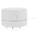 thumbnail image 2 of CIMAXIC Compact White Desktop Vacuum Cleaner Easy to Use Cordless Portable Dust Cleaner, 2 of 8