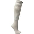 thumbnail image 4 of Yacht & Smith Womens Cotton Slouch Ankle Socks, Womans Knee High Boot Socks, 9-11 (60 Pairs White), 4 of 4